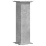 Plant Stand Concrete Grey 33x33x100 cm Engineered Wood 852981