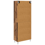 Highboard Old Wood 69.5 x 34 x 180 cm Engineered Wood 3402692