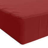 Seat Cushion SOEST 100% Polyester Wine red 120 x 80 x 15 cm 944323