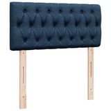 Box Spring Bed with Mattress Blue 90x200 cm Fabric 3285784