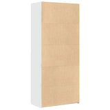 Highboard White 80x42.5x185 cm Engineered Wood 3281378