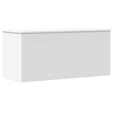 Storage Box White 100x42x46 cm Engineered Wood 840660