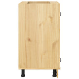 Cabinet SKI Honey Brown 60 x 46 x 81.5 cm Solid Pine Wood 42007559