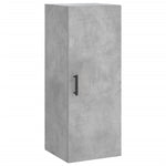 Highboard Concrete Grey 34.5x34x180 cm Engineered Wood 3199053