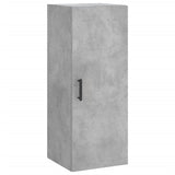Highboard Concrete Grey 34.5x34x180 cm Engineered Wood 3199053