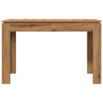 ZNTS Dining Table Artisan Oak 120x60x76 cm Engineered Wood 855903