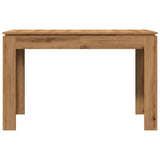 ZNTS Dining Table Artisan Oak 120x60x76 cm Engineered Wood 855903