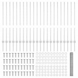 Welded Wire Fence 50 x 1 m Hot-Dip Galvanised Steel 3337035