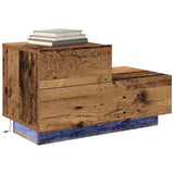 Bedside Cabinet Old Wood 70 x 36 x 40.5 cm Engineered Wood 863063