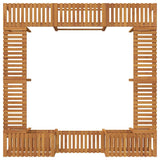 Hot Tub Surround Solid Acacia Wood Brown 3334764