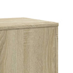 Plant Stands 2 pcs Sonoma Oak 33x33x100 cm Engineered Wood 3307884