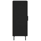 Sideboard Black 34.5x34x90 cm Engineered Wood 828813