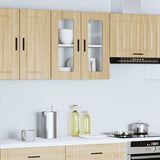 Kitchen Wall Cabinet with Glass Door Porto Sonoma Oak 854150