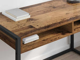 Desk with Storage Old Wood 100 x 50 x 75 cm Engineered Wood 886478