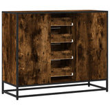Sideboard Smoked Oak 92x35x76 cm Engineered Wood 3300827
