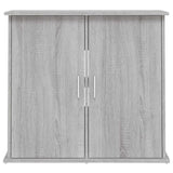 Aquarium Stand Grey Sonoma 81x36x73 cm Engineered Wood 833629