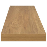Wall Shelf 4 pcs Brown 120 x 23.5 x 4 cm Engineered Wood 42019958
