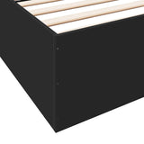 Bed Frame without Mattress Black 200x200 cm 3280987