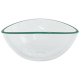 Basin Tempered Glass 54.5x35x15.5 cm Transparent 345238