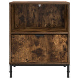 Bedside Cabinet Smoked oak 49 x 36 x 61 cm Engineered wood 883484