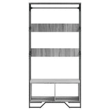 Wardrobe Grey Sonoma 90x50x180 cm Engineered Wood 848672