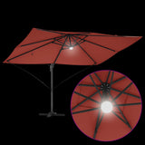 Umbrella Terracotta 351 x 250 x 253 cm Polyester and Aluminium 42003366