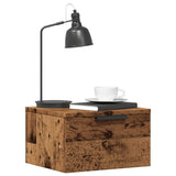Wall-mounted Bedside Cabinets 2 pcs Old Wood 34x30x20 cm 856980