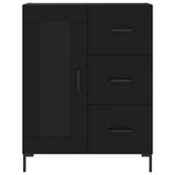 Sideboard Black 69.5x34x90 cm Engineered Wood 828045
