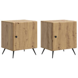 Bedside Cabinet 2 pcs Artisan Oak 43 x 34.5 x 50 cm 895504