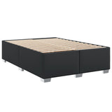 Box Spring Bed with Mattress Black 140x200 cm Faux Leather 3286124