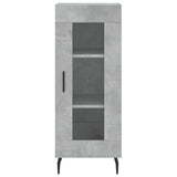 Highboard Concrete Grey 34.5x34x180 cm Engineered Wood 3199061
