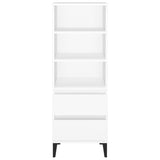 Highboard White 40x36x110 cm Engineered Wood 821244