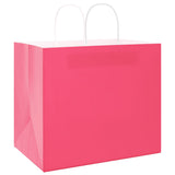 Paper Bags 250 pcs with Handles Pink 32x22x28 cm 4101680