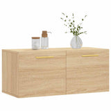 Wall Cabinet Sonoma Oak 80x36.5x35 cm Engineered Wood 830063