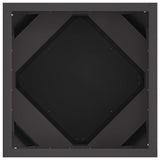 Planter 2 pcs Black 30 x 30 x 30 cm Steel 883809