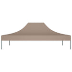 ZNTS Party Tent Roof 4.5x3 m Taupe 270 g/m² 315369