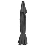 Replacement Fabric for Outdoor Parasol Anthracite 515 cm 312540