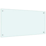 Kitchen Backsplashes 2 pcs White 80x40 cm Tempered Glass 3315786