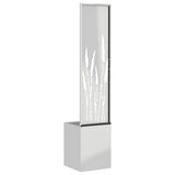 Garden Privacy Screen Silver 32 x 150 cm Galvanised steel 876397