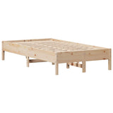 Bed Frame without Mattress 120x200 cm Solid Wood Pine 3306891