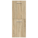 5 Piece Bathroom Furniture Set Sonoma Oak Engineered Wood 3325020