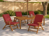 4-Piece High Back Bhair Cushions GEMERT 4 pcs 100% Polyester 945946
