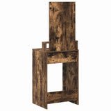 Dressing Table Smoked Oak 50 x 41 x 140 cm Engineered Wood 865131