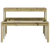 Picnic Table 110x134x75 cm Impregnated Wood Pine 832561