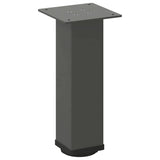 ZNTS Coffee Table Legs 4 pcs Anthracite 42-44 cm Steel 4012466