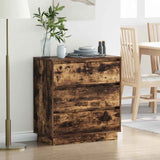 Bedside Cabinet Smoked Oak 71 x 34.5 x 75 cm Engineered wood 869638