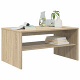 Coffee Table Sonoma Oak 80 x 50 x 40 cm Engineered Wood 8000278