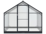 Garden Greenhouse with Door Anthracite 183.5 x 243.5 x 207 cm 3433042