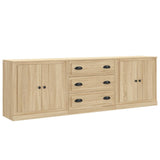 Sideboards 3 pcs Sonoma Oak Engineered Wood 3185218