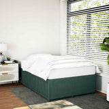 Bed Frame without Mattress Dark Green 120x200 cm Velvet 3285003